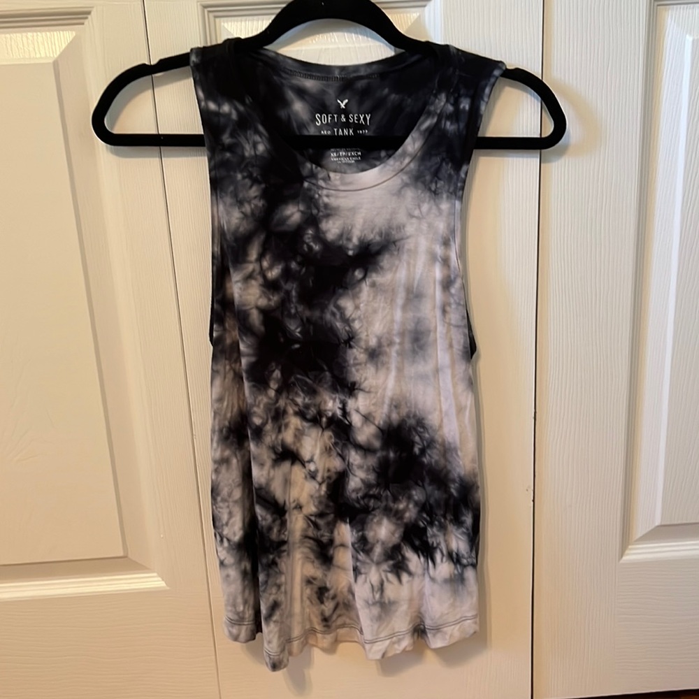 Tie-dyed tank top